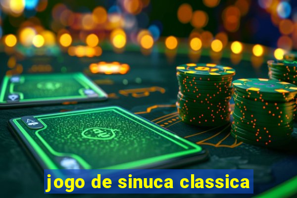 jogo de sinuca classica